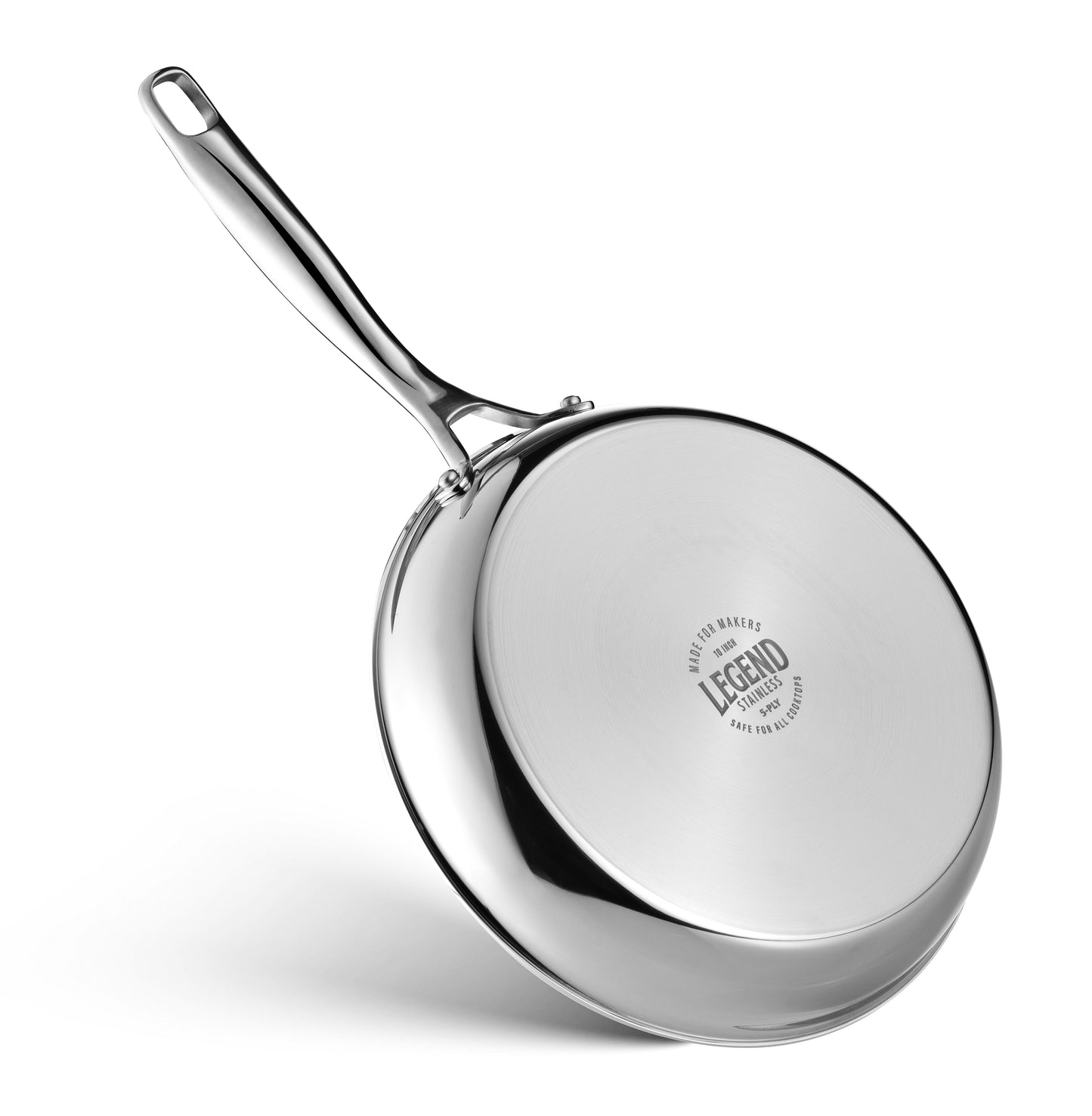 Stainless Steel 5-Ply Frying Pan | 10 inch