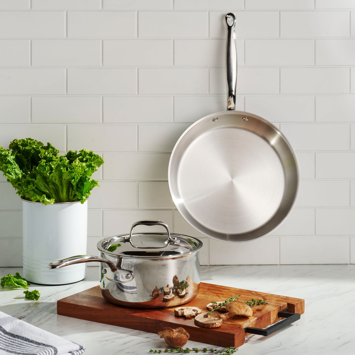 The All-Rounder Set | 5-Ply Stainless 12-Piece Set