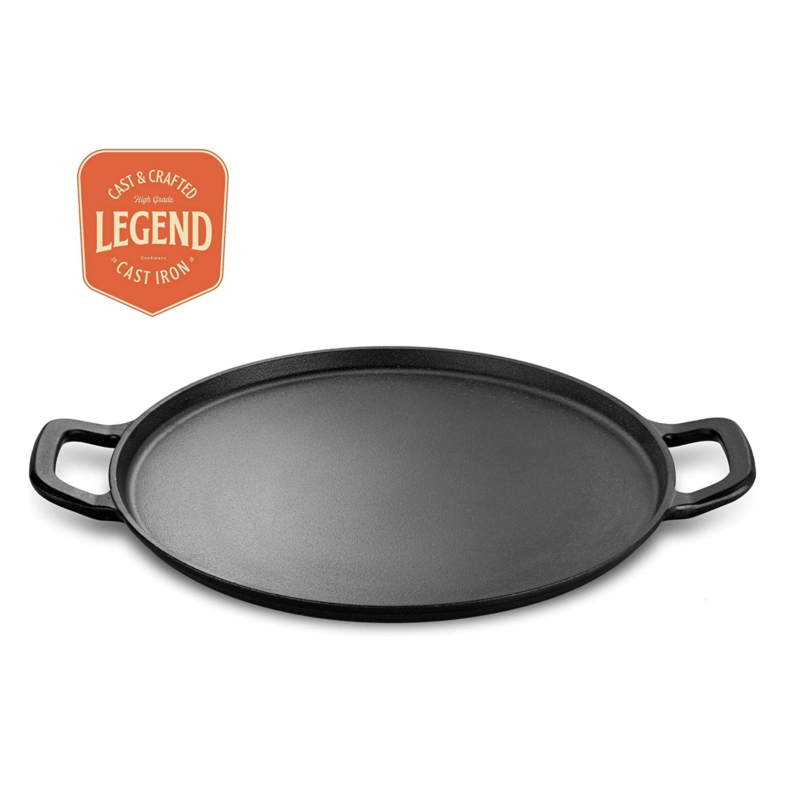 Making Pizza with the 14 inch Lodge Cast Iron Pizza Baking Pan