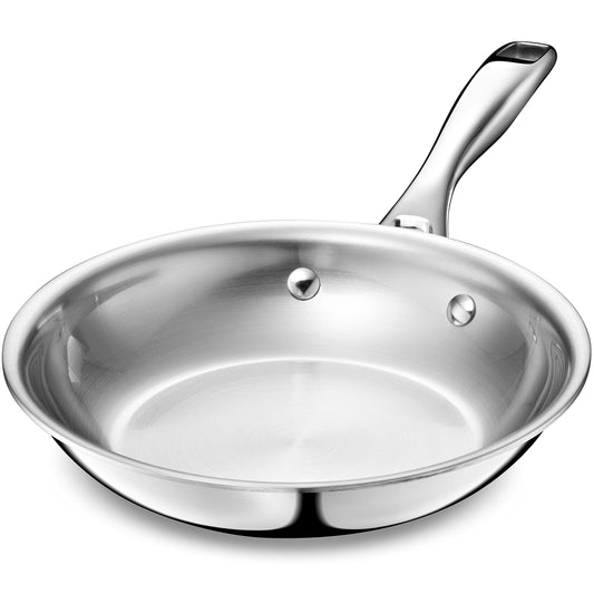 Stainless Steel 5-Ply Frying Pan | 8 inch