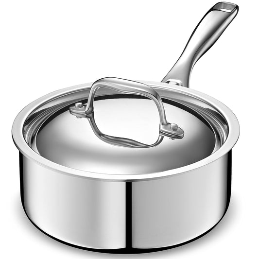 Stainless Steel 5-Ply Saucepan | 2 Quart