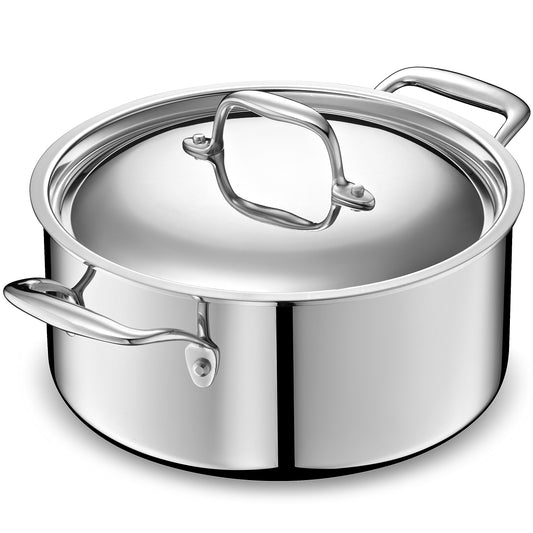 Stainless Steel 5-Ply Stock Pot  | 5 Quart