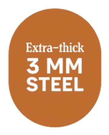 Extra-thick 3 MM Steel