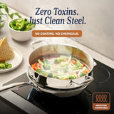 Stainless Steel 5-Ply Sauté Pan | 5 Quart