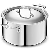 Stainless Steel 5-Ply Stock Pot  | 8 Quart