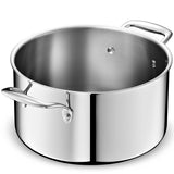Stainless Steel 5-Ply Stock Pot  | 6 Quart