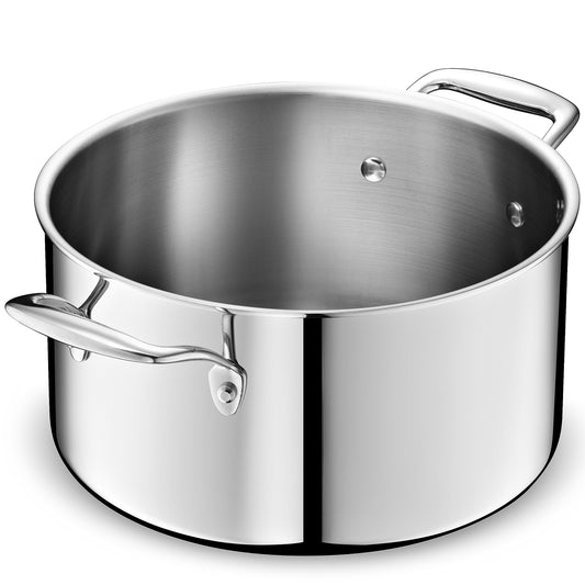 Stainless Steel 5-Ply Stock Pot  | 6 Quart