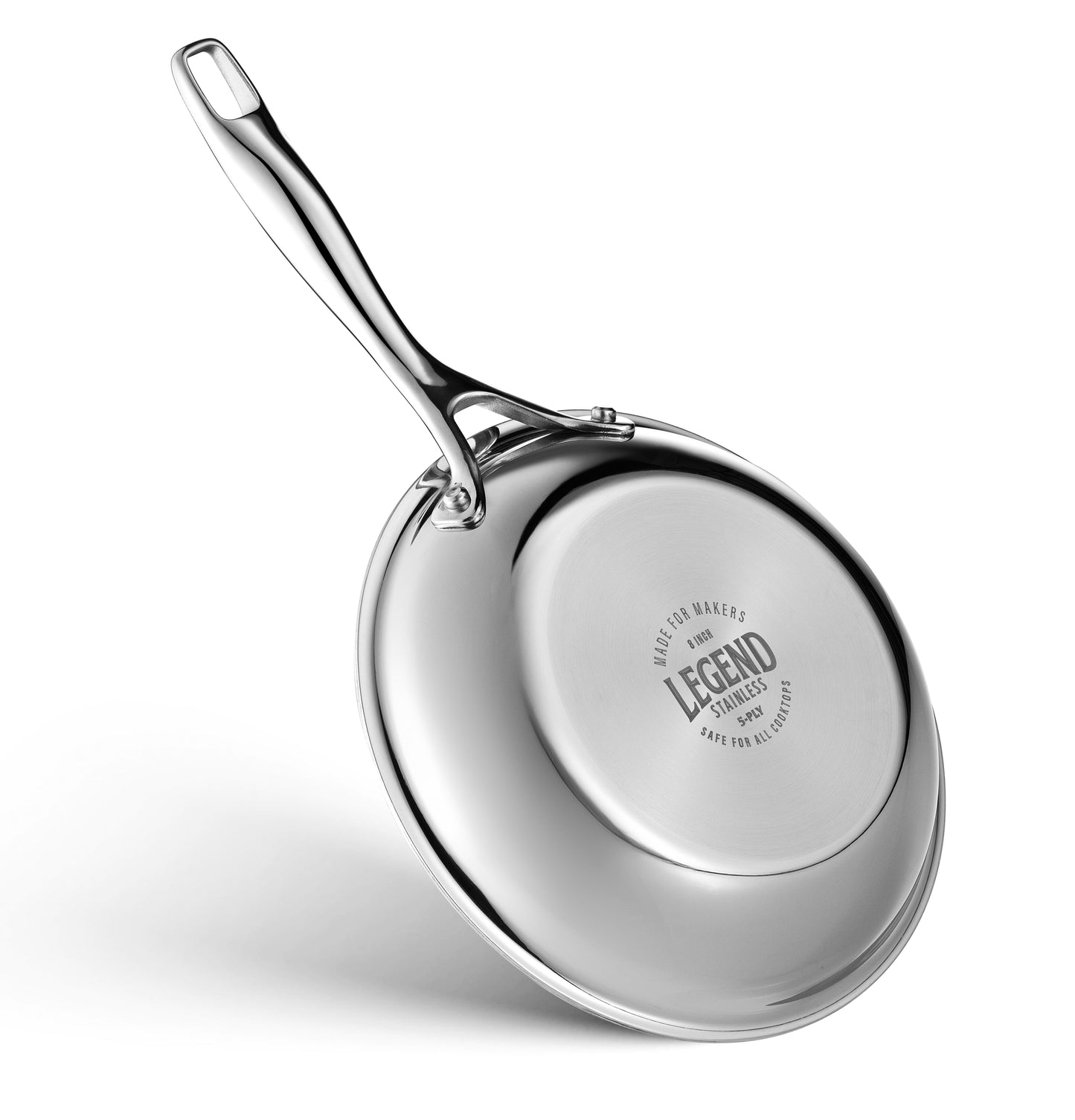 Stainless Steel 5-Ply Frying Pan | 8 inch
