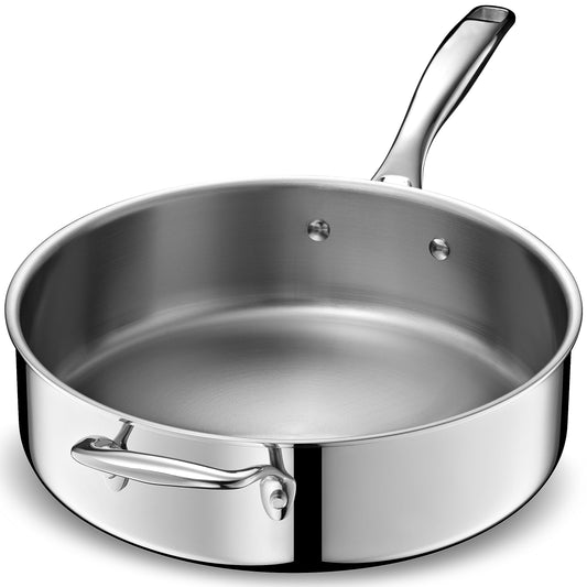Stainless Steel 5-Ply Sauté Pan | 5 Quart