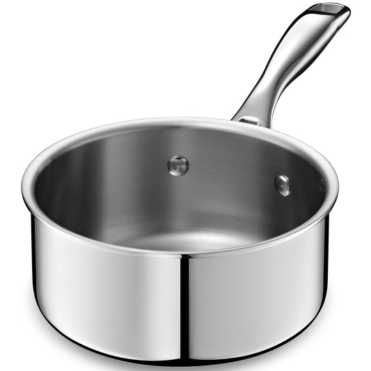 Stainless Steel 5-Ply Saucepan | 1.5 Quart