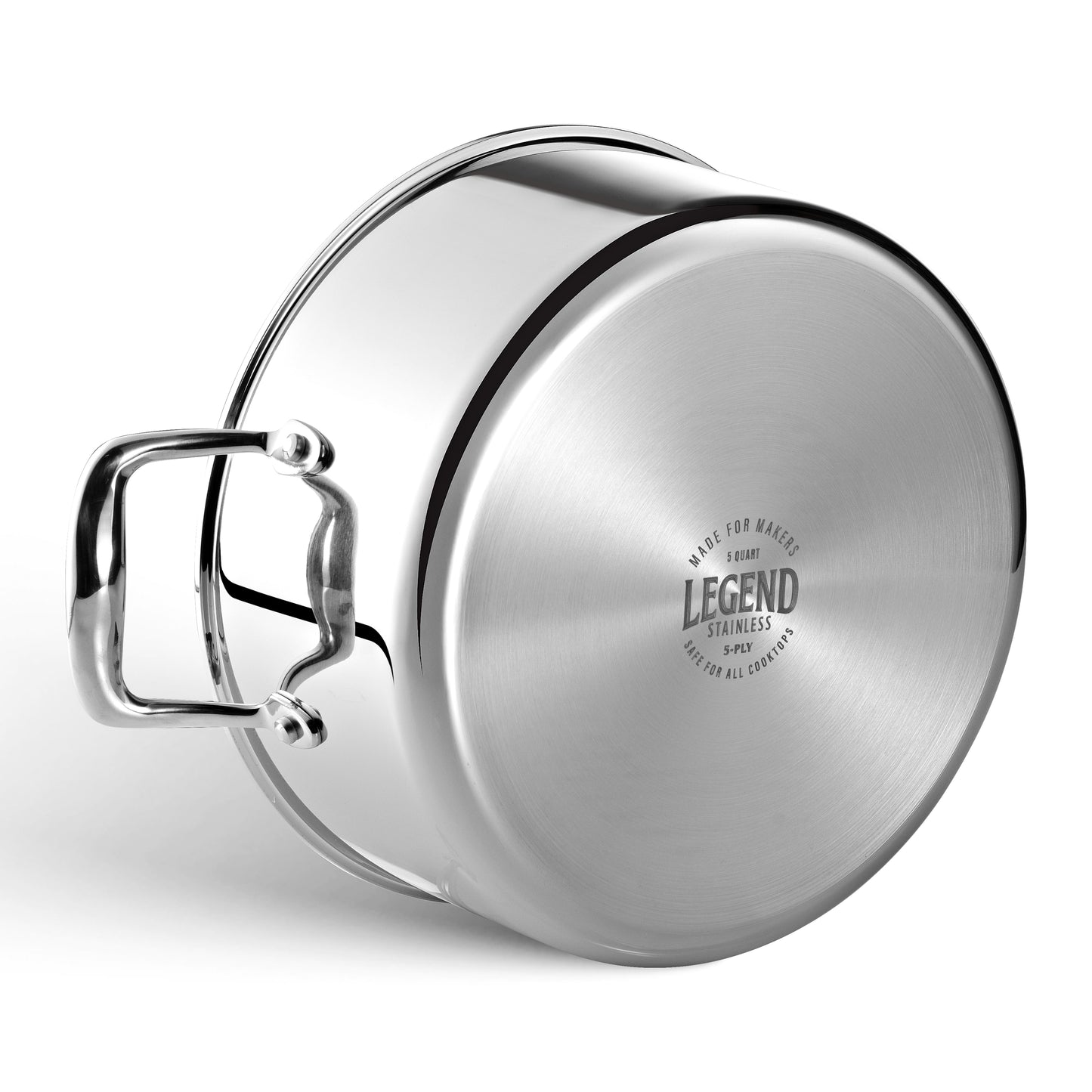 Stainless Steel 5-Ply Stock Pot  | 5 Quart
