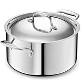 Stainless Steel 5-Ply Stock Pot  | 6 Quart