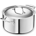 Stainless Steel 5-Ply Stock Pot  | 6 Quart