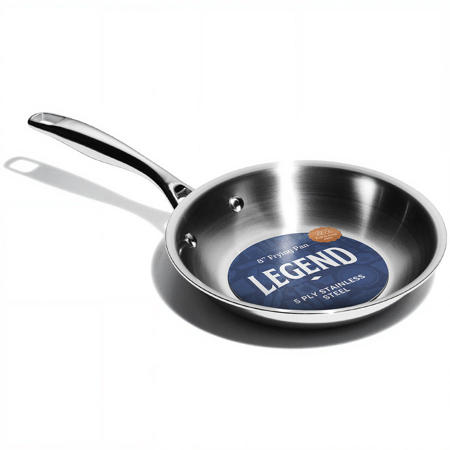 Stainless Steel 5-Ply Frying Pan | 8 inch