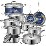 The Grand Set | 5-Ply Stainless 20-Piece Set