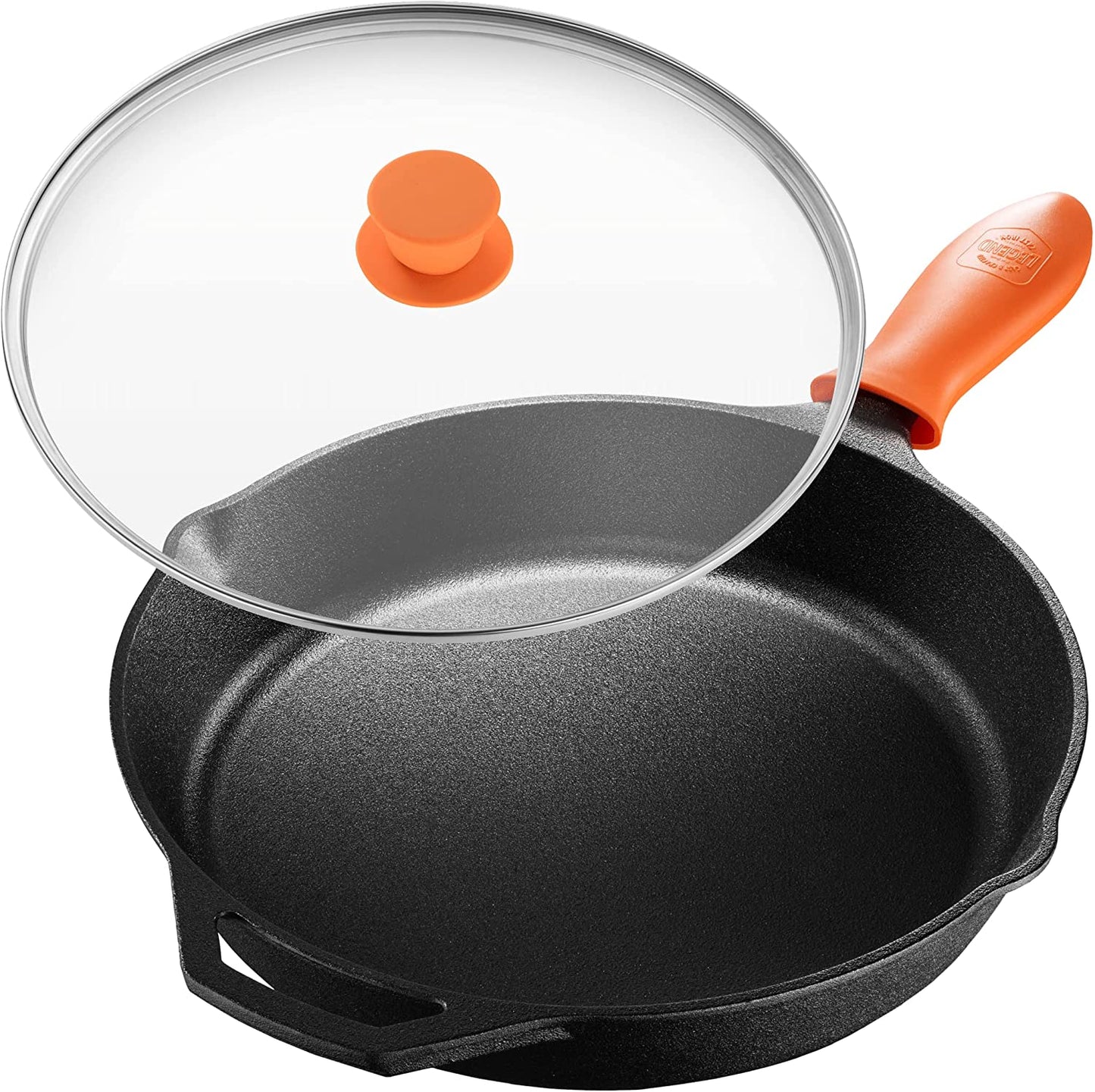  LEGEND COOKWARE, Cast Iron Skillet with Lid