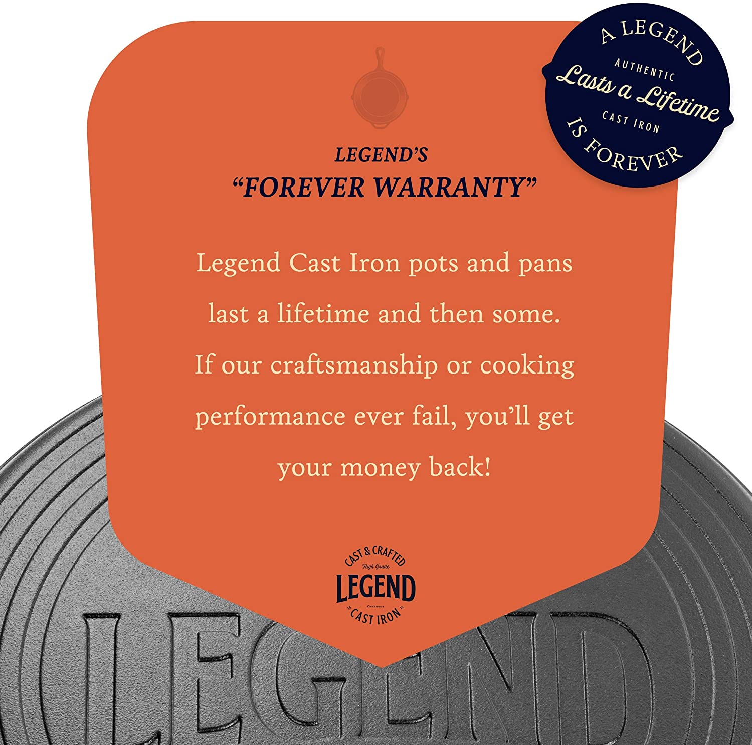 Legend Cookware Cast Iron series - Fonts In Use