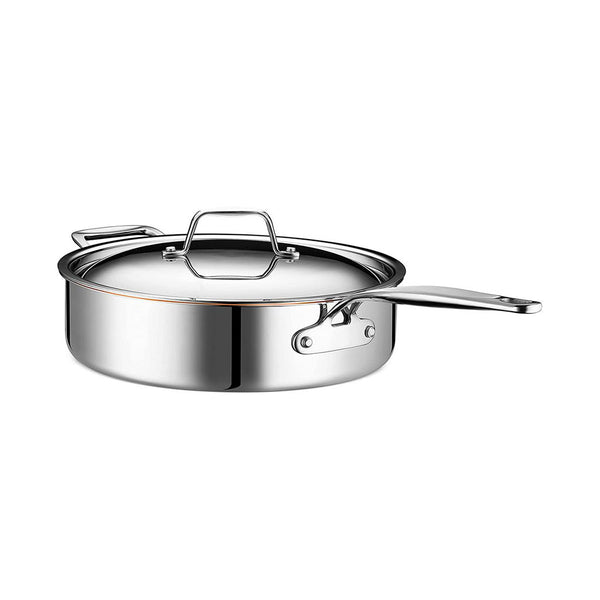 All-Clad Copper Core 5-Quart Copper Core Saute Pan with Lid